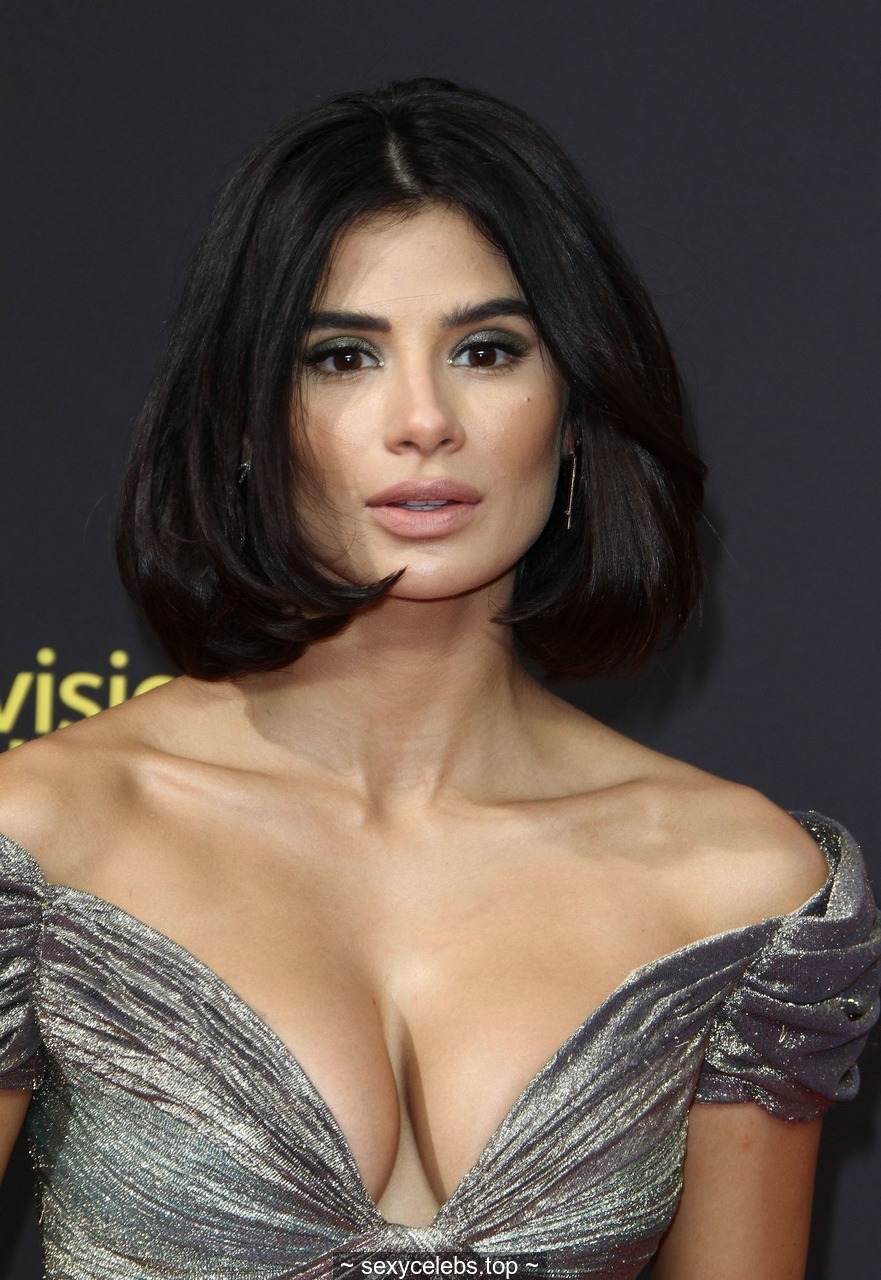 Diane Guerrero cleavage at 71st Creative Arts Emmy Awards.
